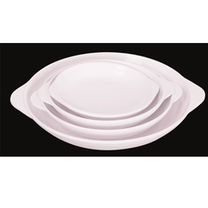 Plato redondo con asas