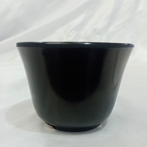Vaso de melamina negro