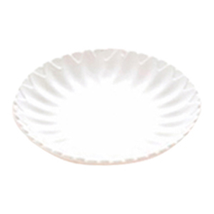 Plato de melamina blanco
