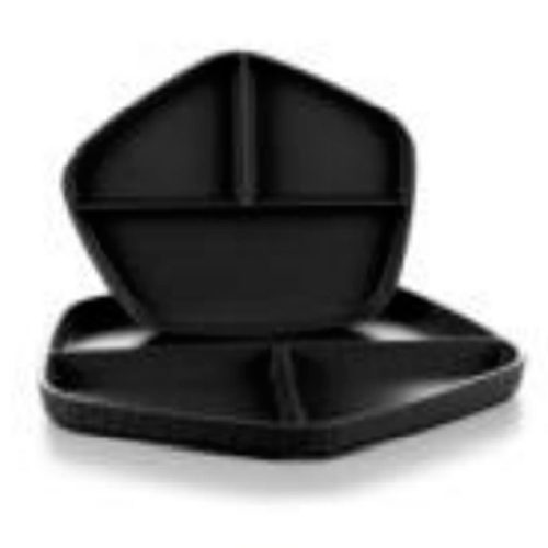 Plato de melamina hexagonal