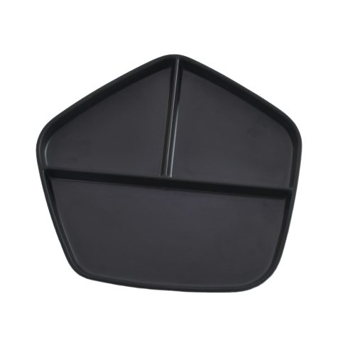Plato de melamina hexagonal