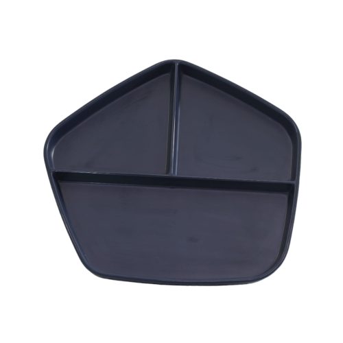Plato de melamina hexagonal