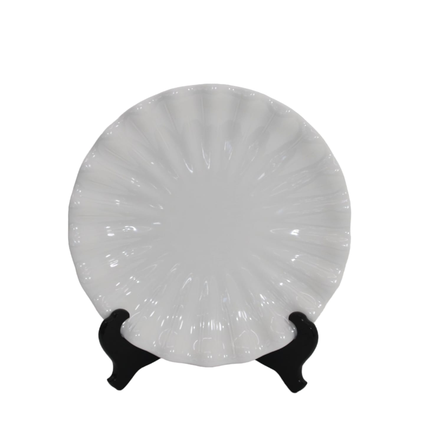 Plato de melamina blanca - Galerías el Triunfo - 156072583201