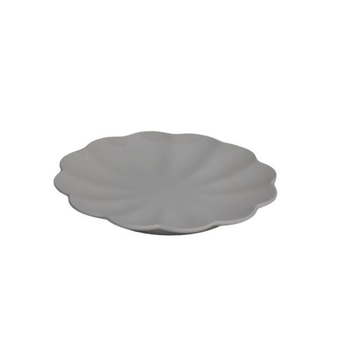Plato de melamina blanca