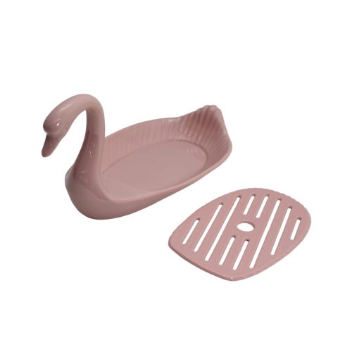 Cisne rosa con rejilla