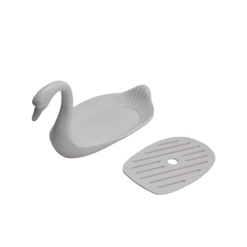 Cisne blanco con rejilla