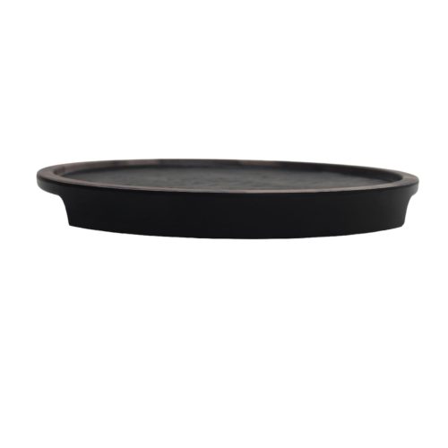 Plato de melamina negro