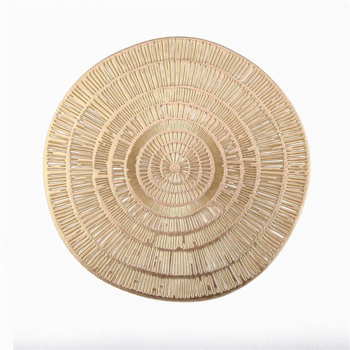 Mantel individual dorado diseño - Galerías el Triunfo - 156072692015