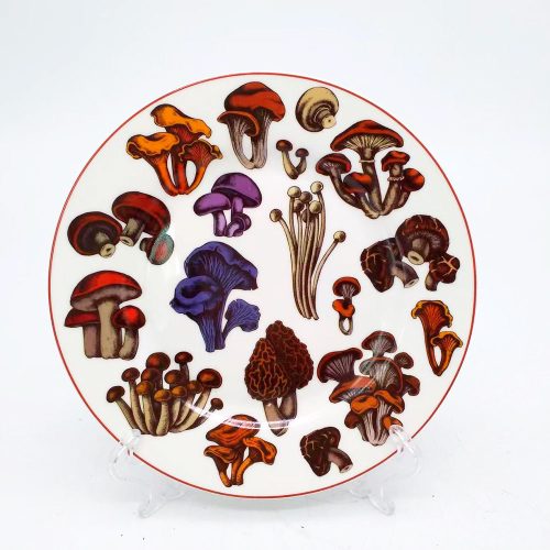 Plato de cerámica estampado