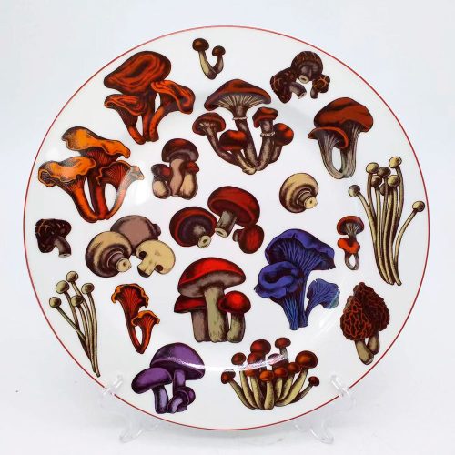 Plato de cerámica estampado