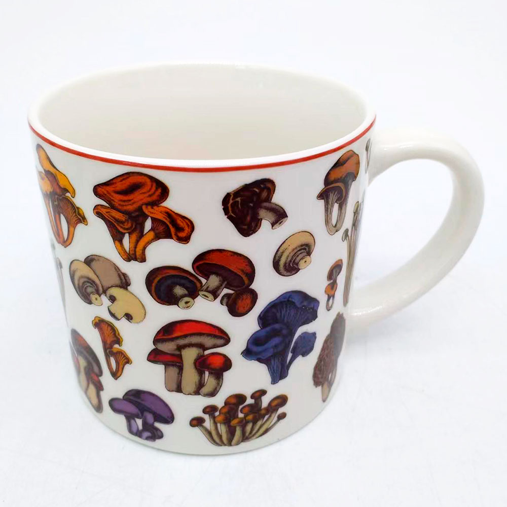 Taza de cerámica estampado