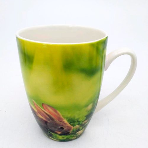 Taza de cerámica estampado