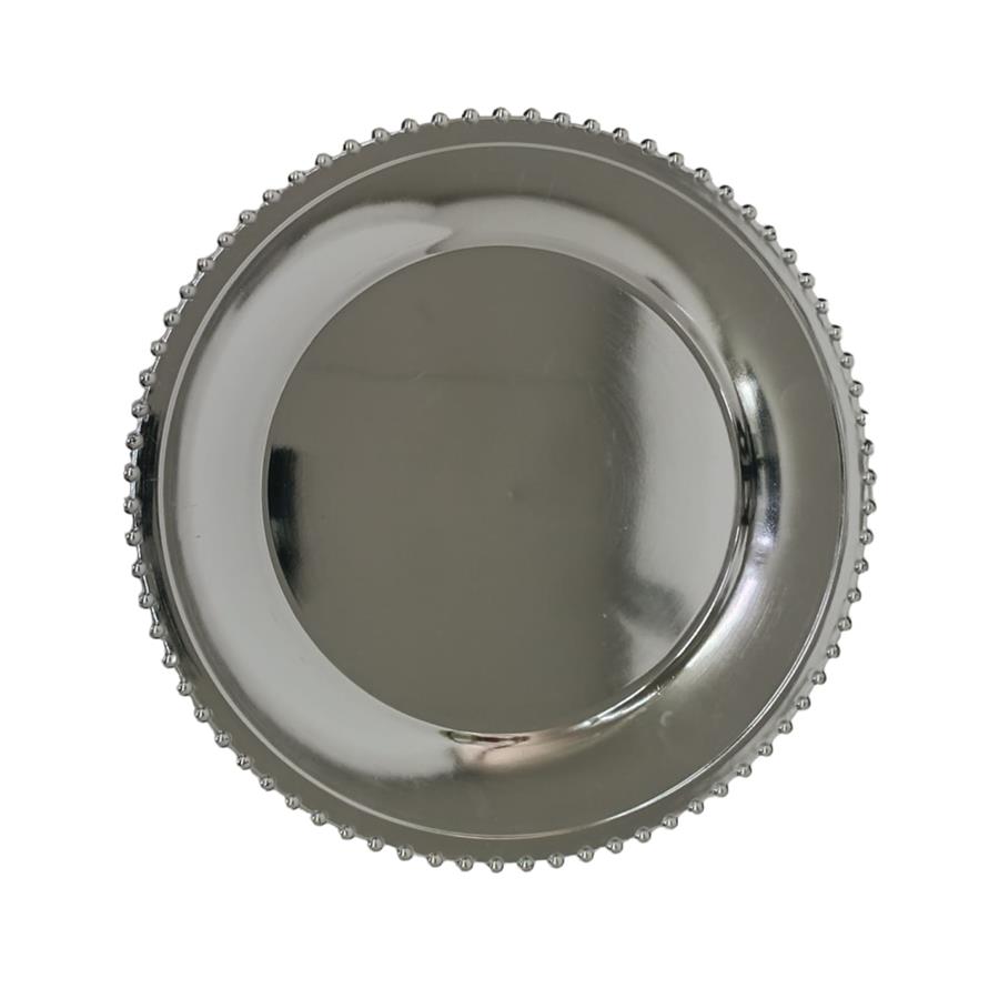 Plato de presentación plateado - Galerías el Triunfo - 156072795017