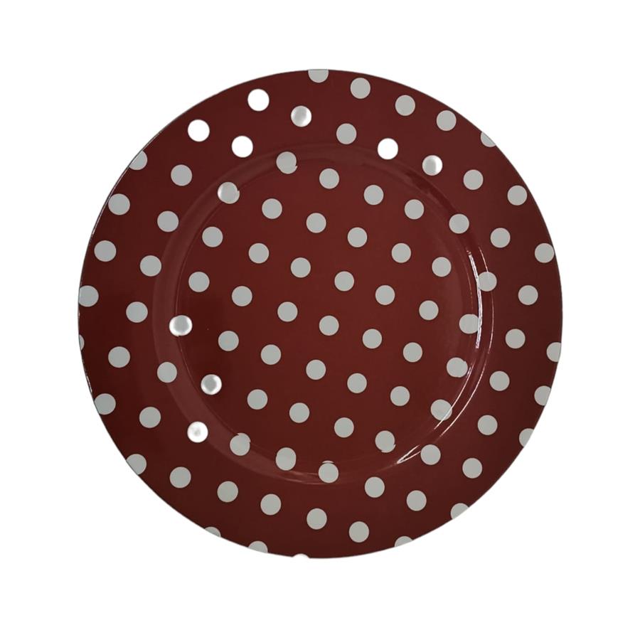 Plato de presentación rojo - Galerías el Triunfo - 156072795038