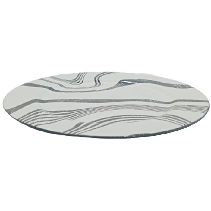 Plato de presentación blanco - Image 3