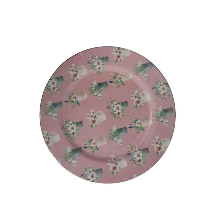 Plato de presentación rosa - Galerías el Triunfo - 156072795183