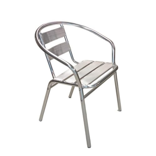 Silla de aluminio tubular