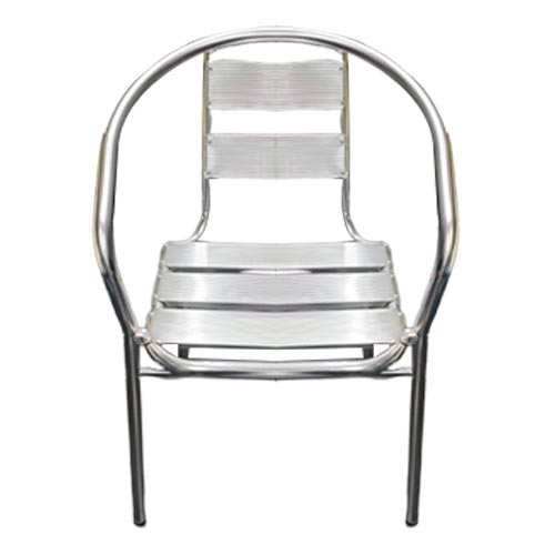 Silla de aluminio tubular