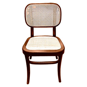 Silla de madera café - Galerías el Triunfo - 162071896055