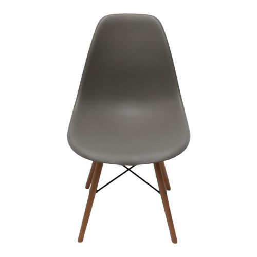 Silla de plástico gris