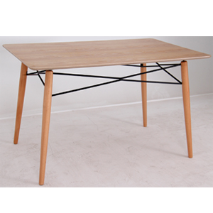 Mesa de plástico rectangular