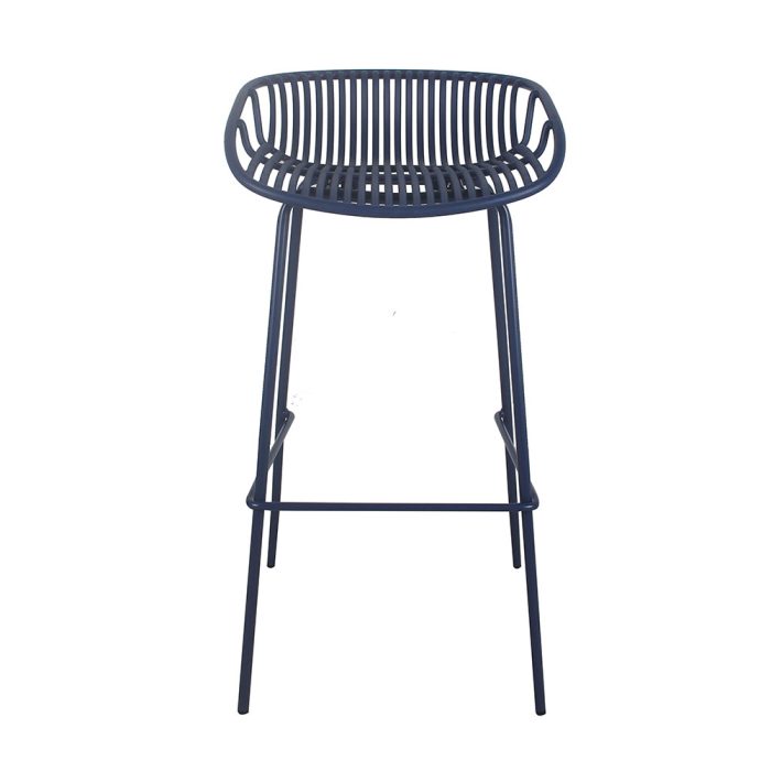 Silla de metal azul - Galerías el Triunfo - 162072282073