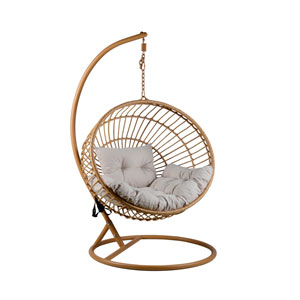Sillón colgante de madera - Galerías el Triunfo - 162072325006