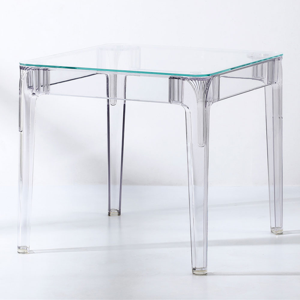 Mesa de acrilico transparente