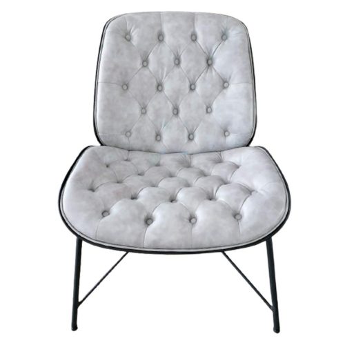 Sillon de polipiel blanca