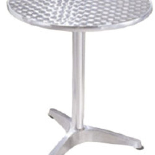 Mesa de aluminio redonda