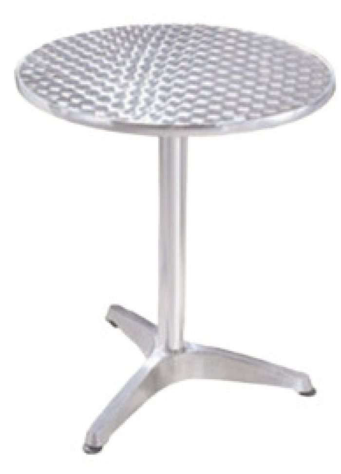 Mesa de aluminio redonda - Galerías el Triunfo - 163071529000