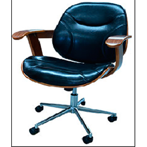Silla p/escritorio de madera