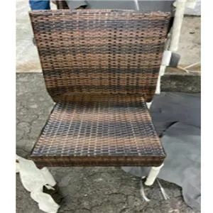 Silla tejida de fibras