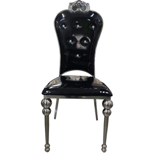 Silla de metal cromada