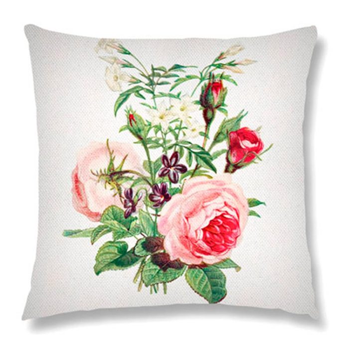 Cojin diseño flores - Galerías el Triunfo - 168071475178