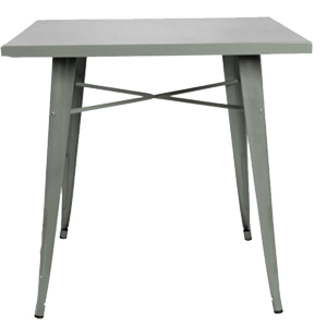 Mesa cuadrada de metal - Galerías el Triunfo - 168072206009