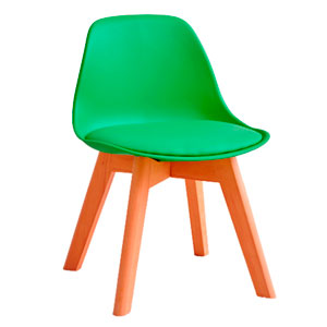 Silla infantil de plástico