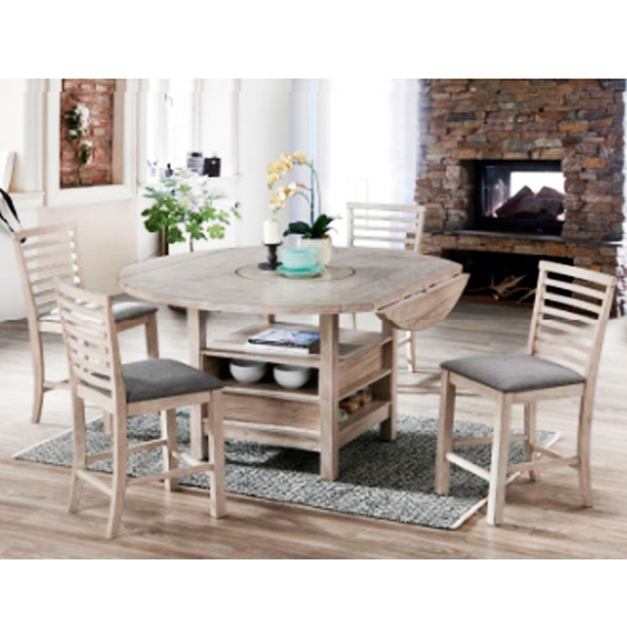 Mesa de madera plegable - Galerías el Triunfo - 168072589011