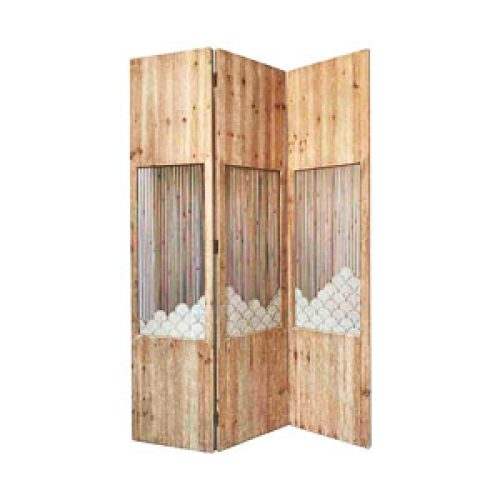 Biombo de madera