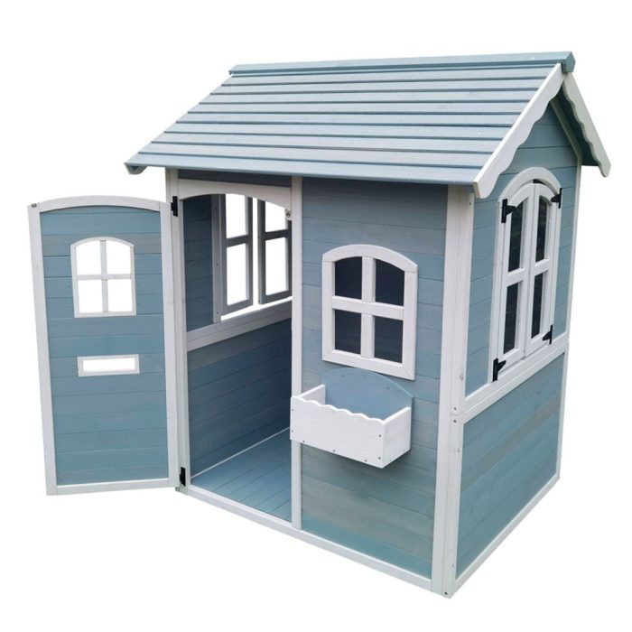 Casita de madera azul - Image 2