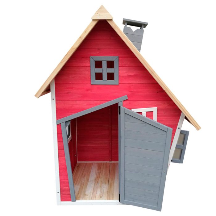 Casita de madera roja - Image 2