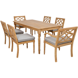 Comedor en Madera de Acacia