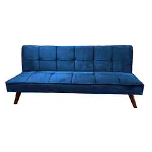 Sofá cama de terciopelo