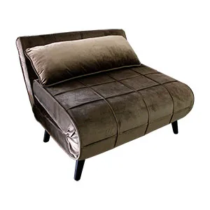 Sofá cama de terciopelo