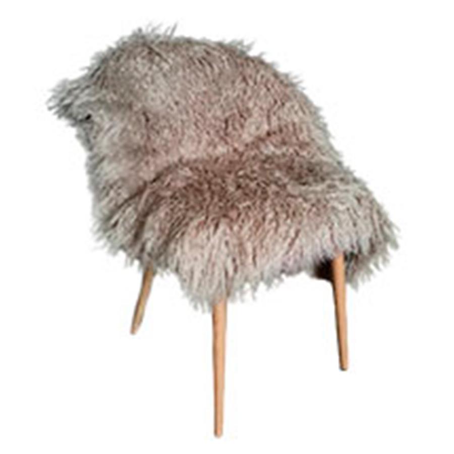 Silla tipo caniche gris - Galerías el Triunfo - 168172759007