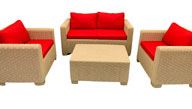 Juego de sala beige