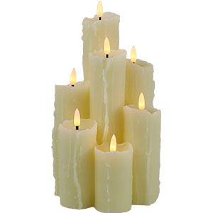 Juego de 7 velas - Galerías el Triunfo - 180207889034