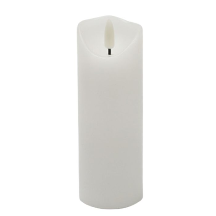 Vela de cera blanca - Galerías el Triunfo - 180207889046