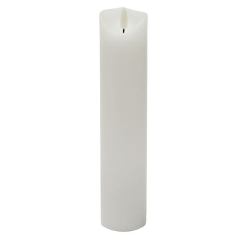 Vela de cera blanca