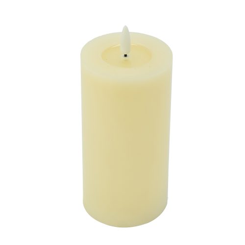 Vela de cera marfil